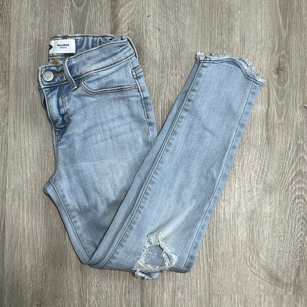 Old Navy Ballerina Jeggings Size 8 Girls Youth Light Wash Jeans